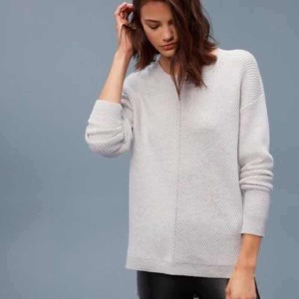 Aritzia Isabelli chevron sweater